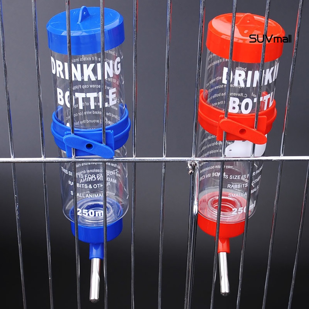 Bình Đựng Nước Uống Tự Động Bằng Thép Không Gỉ 250ml Cho Hamster / Thỏ