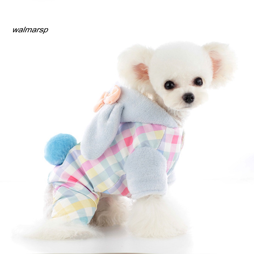 Áo Khoác Dày Có Mũ Bốn Chân Cho Thú Cưng