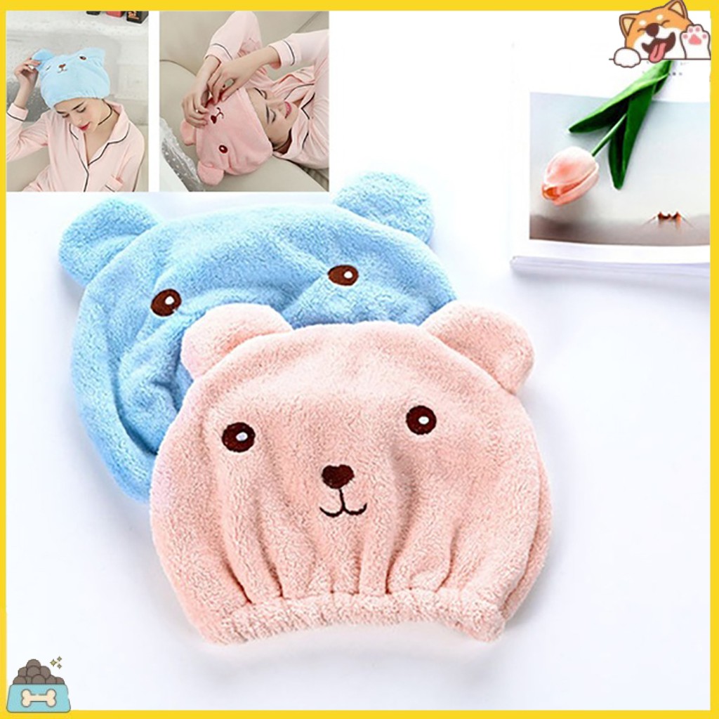 Mũ tắm thấm hút mồ hôi tốt tiện dụng