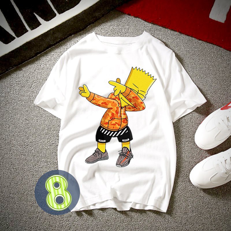 Áo thun unisex phong cách in hình họa tiết hoạt hình thời trang ATN449