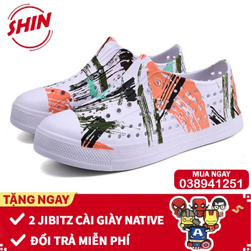 Giày native cho bé💖FREESHIP💖giày native cho bé mix nhiều mẫu lựa chọn SHINNATIVESN2 tặng thêm 2 jibitz native