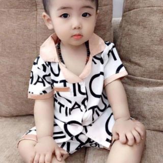 Bộ bijama lụa 3D cho cả bé trai và bé gái