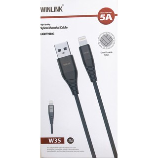 DÂY CÁP SẠC WINLINK W35 DÀNH CHO IPHONE (DÀI 2M)