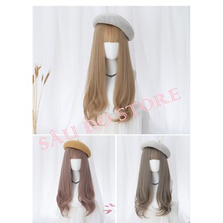 [TÓC GIẢ] [SIÊU RẺ] TÓC BỘ LƯỚI HOA MÁI THƯA XOĂN DỢN ĐUÔI DÀI 65CM