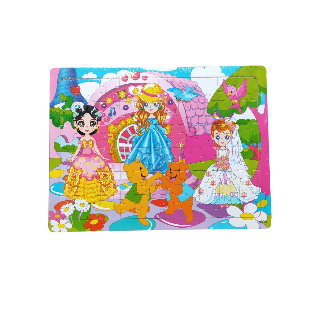 Đồ Chơi Ghép Hình 60 Mảnh Bằng Gỗ Cho Bé Nhiều Chủ Đề