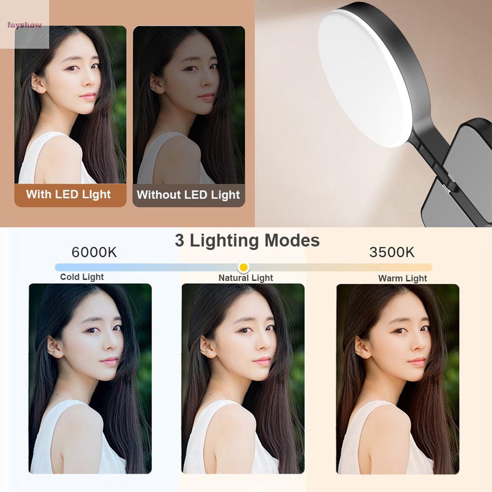 Giá Đỡ Điện Thoại / Máy Tính Bảng Để Bàn Có Đèn Led 3500k-6000k