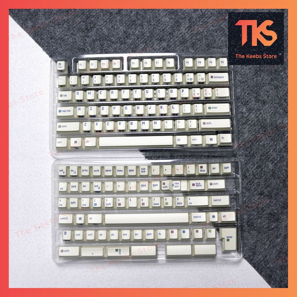 Keycap C64 v2 Clone | F64 v2 | Profile Cherry | PBT Dyesub | Nút bàn phím cơ | TKS