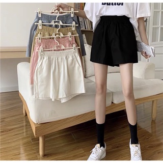 Quần short kaki thô cạp chun nhiều màu