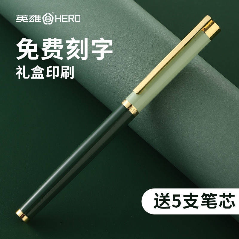 Bút Kí Tên Hero A16 Bằng Kim Loại Lớn Màu Đen Cao Cấp Dành Cho Nam Văn Phòng