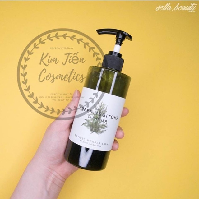 Sữa rửa mặt Super Vegitoks Cleanser Wonderbath