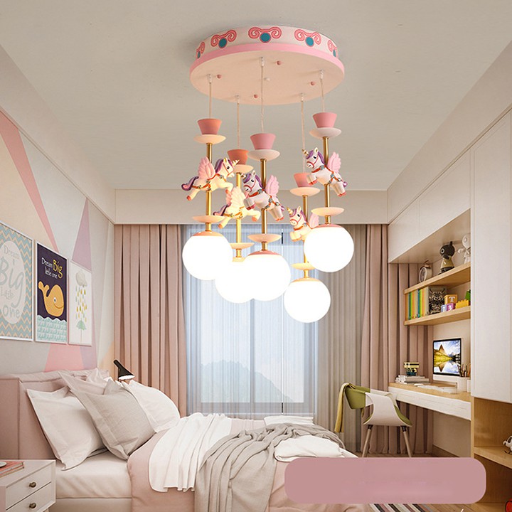 Đèn trần phòng ngủ, đèn thả trần ngộ nghĩnh xinh xắn cho bé PH-D007