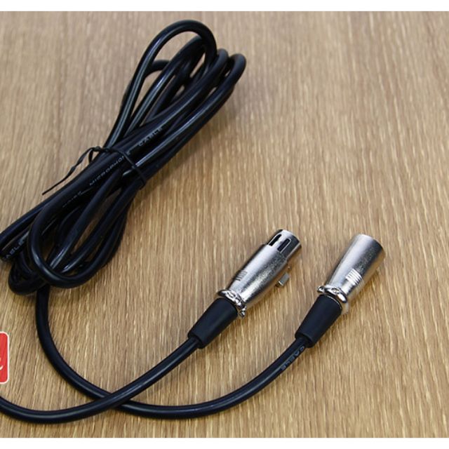 Dây micro XLR-XLR hai đầu đực cái