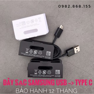 Cáp sạc USB Type C cho SamSung galaxy S8/s8 plus/s9/s9 Plus/Note 8/9....Sạc nhanh không nóng máy , hại pin dài 1m