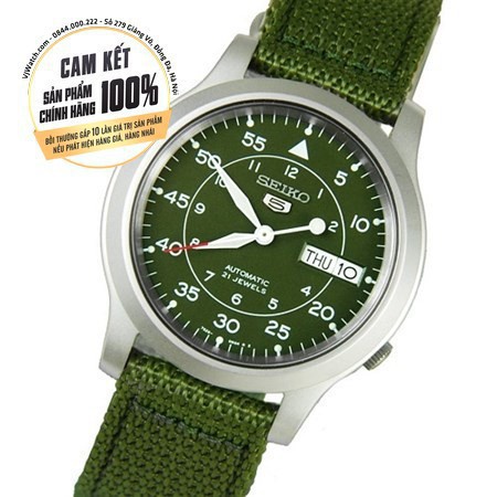 Đồng hồ nam Seiko 5 quân đội SEIKO SNK805K2 ♥ FREESHIP ♥ TẶNG 1 DÂY DA BÒ 🎁 size mặt 37mm, dây Nato đủ màu