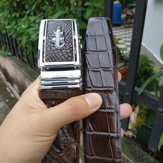 Thắt Lưng Da Cá Sấu Liền 4 cm [PHIÊN BẢN CÓ GÙ RẤT ĐẸP]