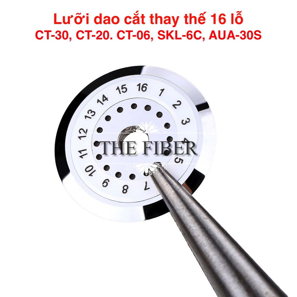 Lưỡi dao thay thế (16 lỗ) Dao cắt chính xác sợi quang CT-30 CT-20 CT-05 CT-06 SKL-6C CI-03