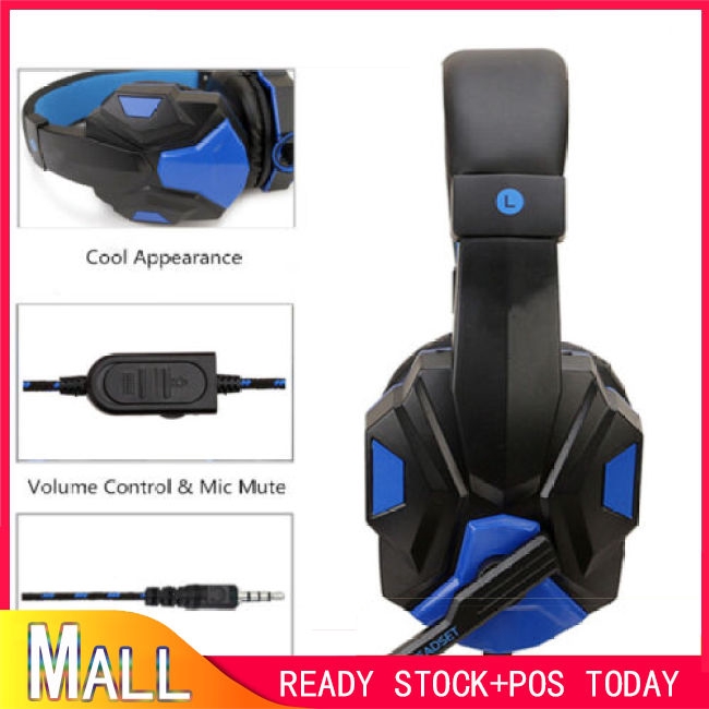 Tai nghe chụp tai Gaming hỗ trợ đèn LED cho PS4 Xbox One Nintendo Switch iPad PC | BigBuy360 - bigbuy360.vn