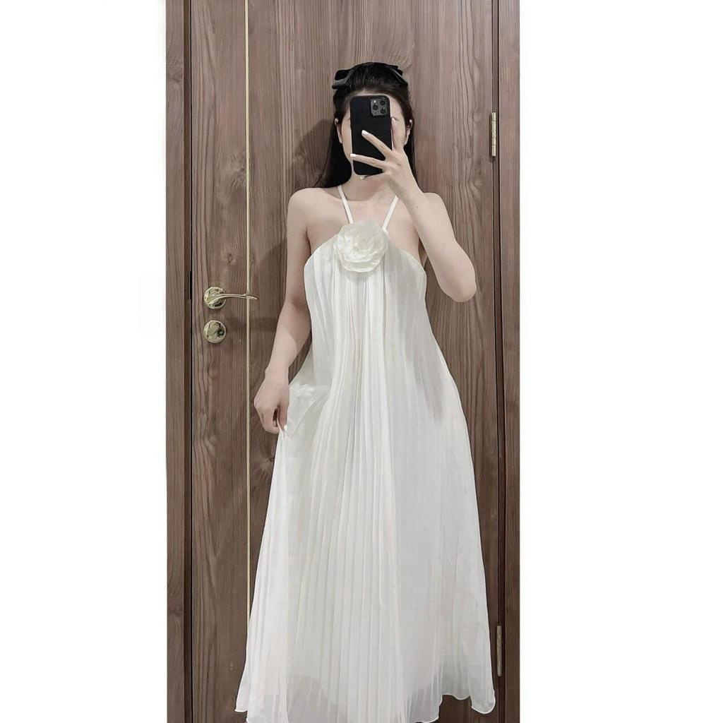 VÁY YẾM MAXI ĐÍNH HOA VOAN TƠ CỰC XINH ĐI BIỂN | BigBuy360 - bigbuy360.vn