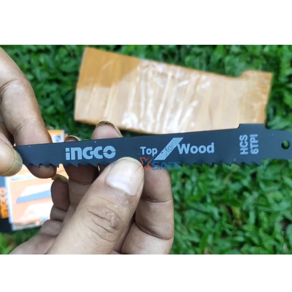 Bộ lưỡi cưa kiếm INGCO SSB644D Lưỡi cưa kiếm ưu tiên cưa gỗ 6 răng /inch, chất liệu thép carbon - Chính hãng