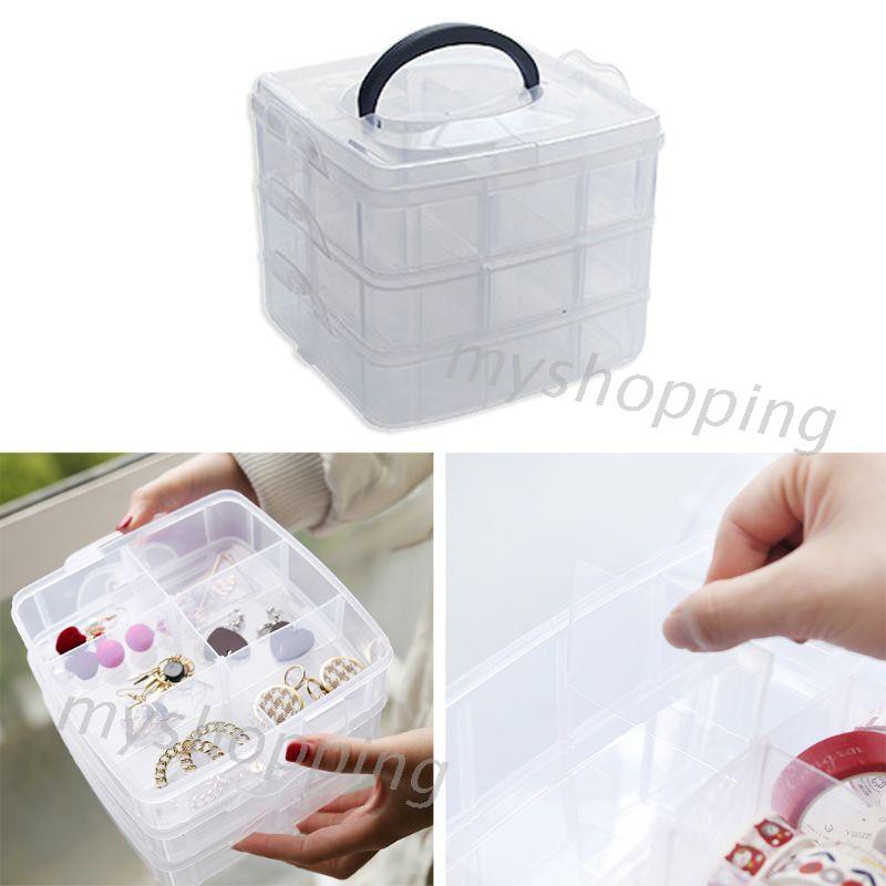 Hộp đựng nữ trang trong suốt chất liệu nhựa cứng