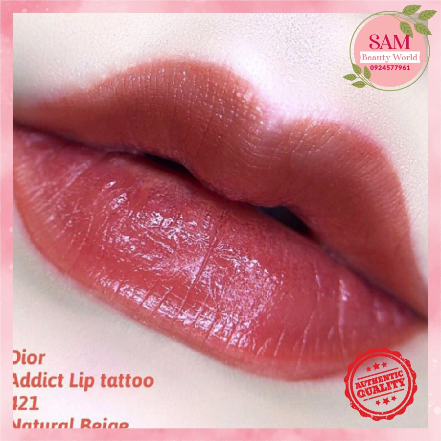 Son Dior Addict Lip Tattoo 421 Natural Beige hot nhất dòng son Dior