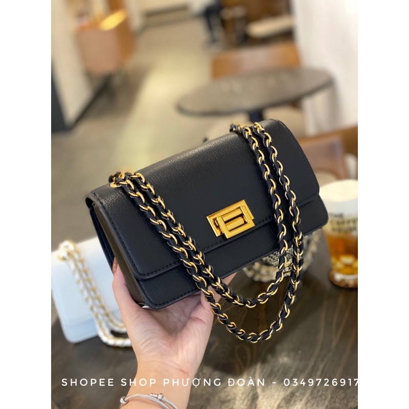 XẢ KHO QC-Túi Cê ka Khoá gập Sale size 22cm k hộp