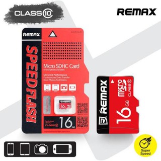 COMBO 10 THẺ NHỚ REMAX MICRO SD 16GB TỐC ĐỘ CLASS 10