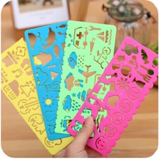 thước vẽ hình bộ 4 cái