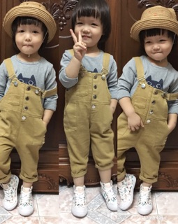 Quần yếm kaki