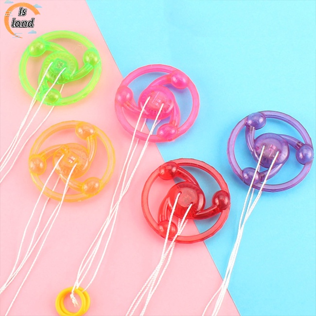 Đồ Chơi Con Quay Dây Kéo Có Đèn Led Vui Nhộn Cho Bé