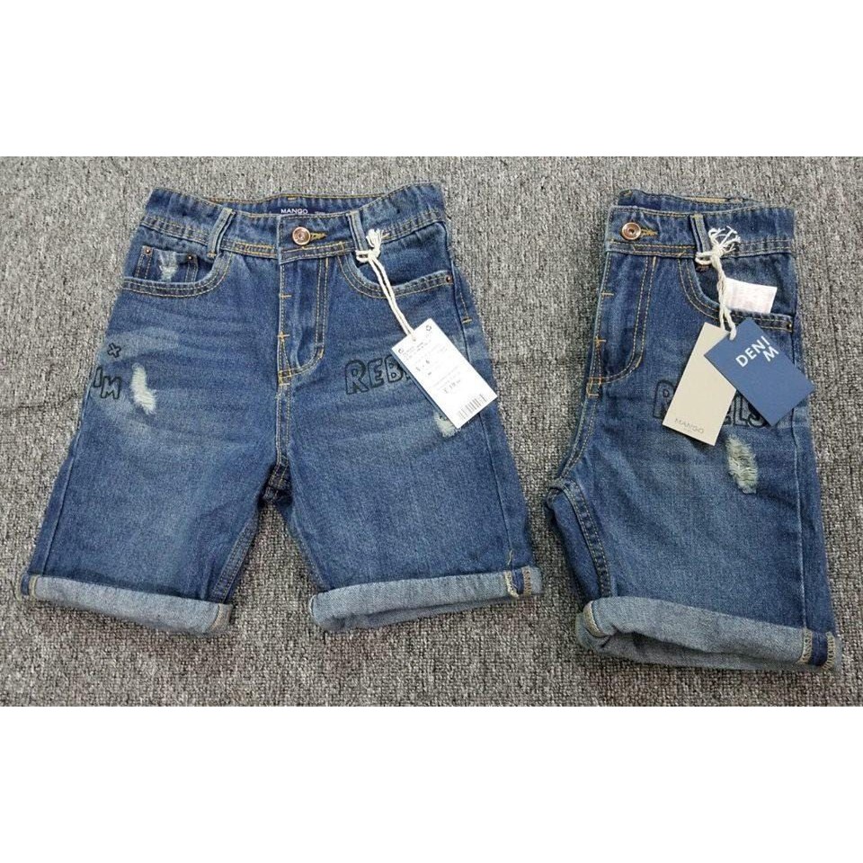 Quần sort jean bé trai Mango - Made in Bangladesh (Ảnh thật)