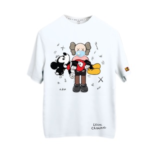 Áo thun Kaws cứu nạn Mickey form regular và form oversize by Legal Criminal