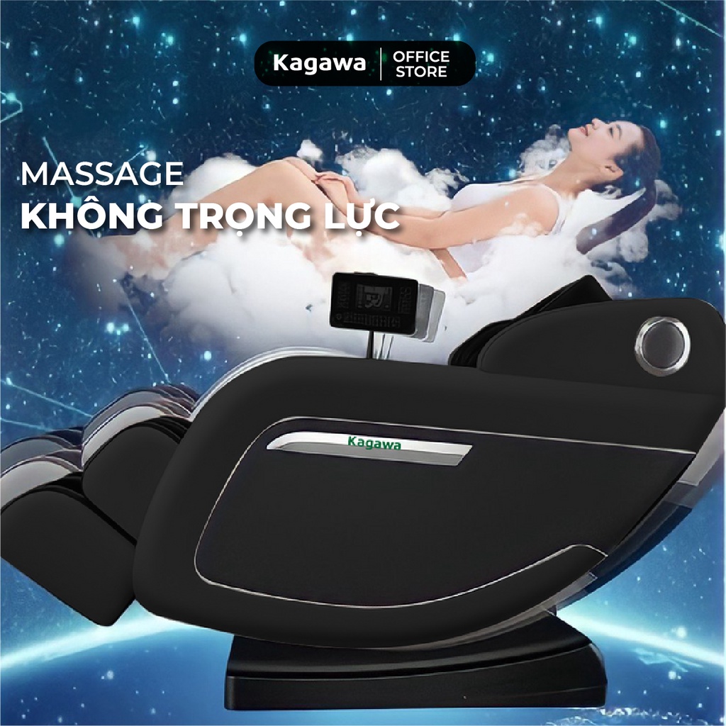 Ghế massage trị liệu toàn thân Kagawa K25  mát xa đa chức năng chuyên sâu vai cổ gáy, bảo hành 6 năm
