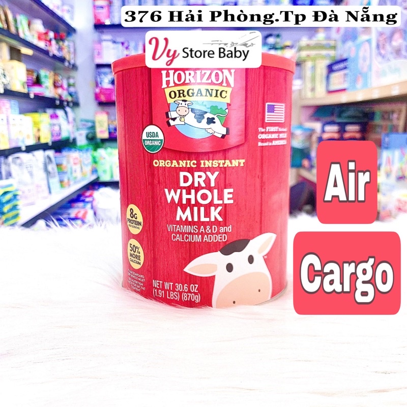 [Date 2023] Sữa tươi dạng bột Horizon Organic Dry Whole Milk 870g