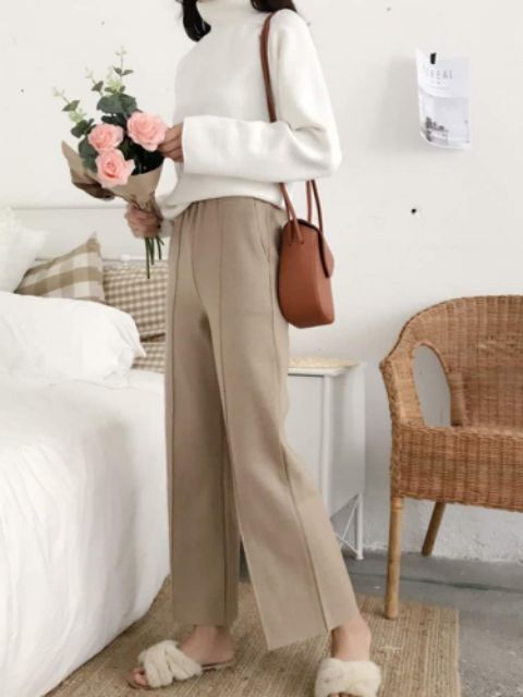 (Có sẵn)Áo len cổ cao Hồng kông hương vị retro | BigBuy360 - bigbuy360.vn