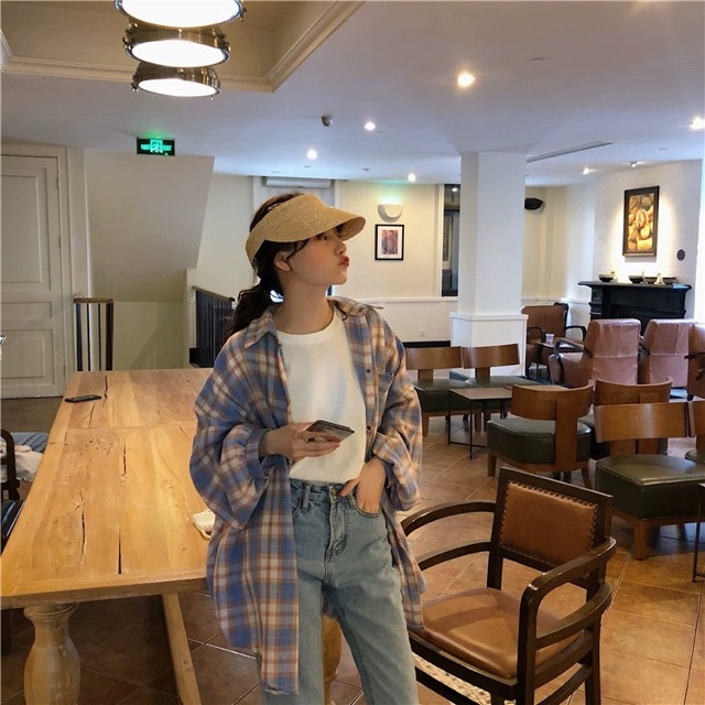 ÁO SƠ MI KẺ QC MS12 | BigBuy360 - bigbuy360.vn