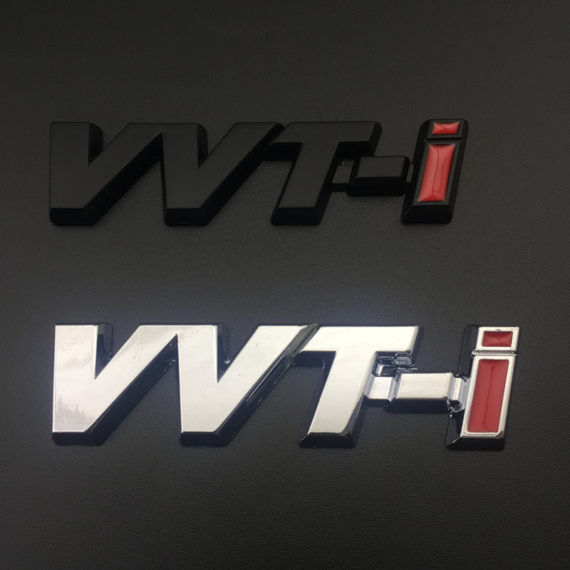 Logo Chữ VVTi Bằng Kim Loại Trang Trí Xe Hơi Toyota Camry Corolla Vios