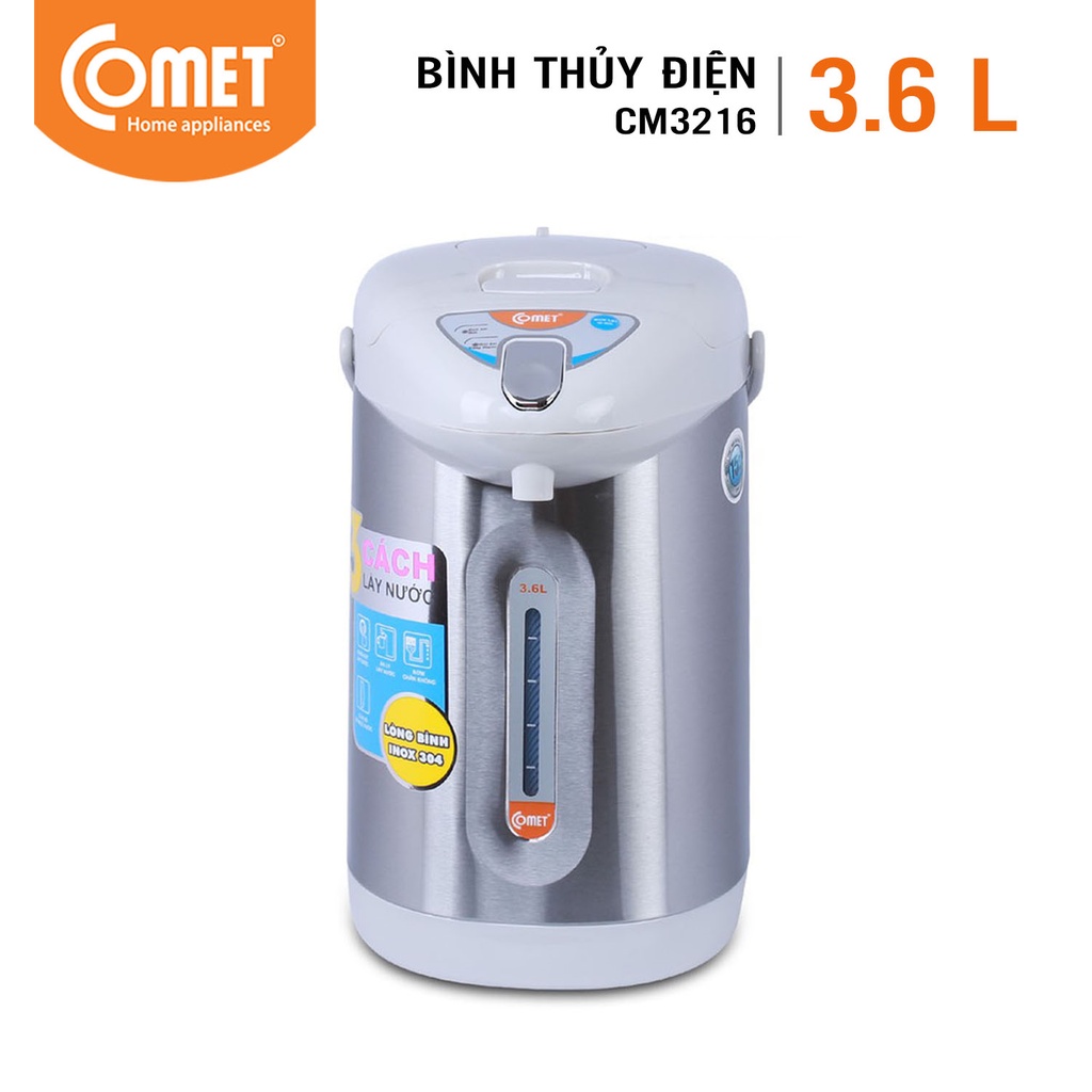 Bình thuỷ điện dung tích 3.6L Comet CM3216