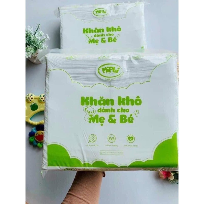 Khăn vải khô đa năng cao cấp Mipbi 600gram cho mẹ và bé