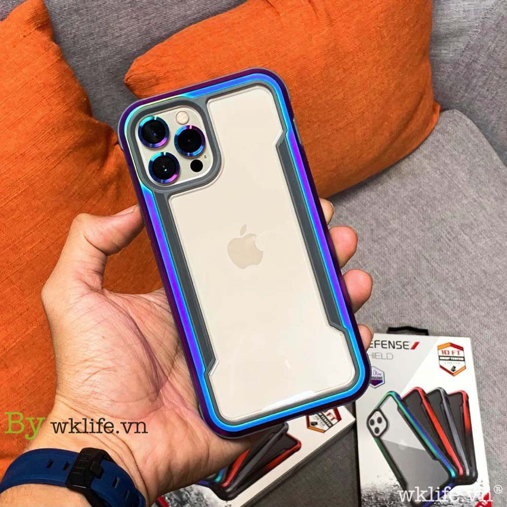 Ốp iPhone 12 Pro Max X-Doria Defense Shield Chống Sốc 3M Tiêu Chuẩn Quân Đội