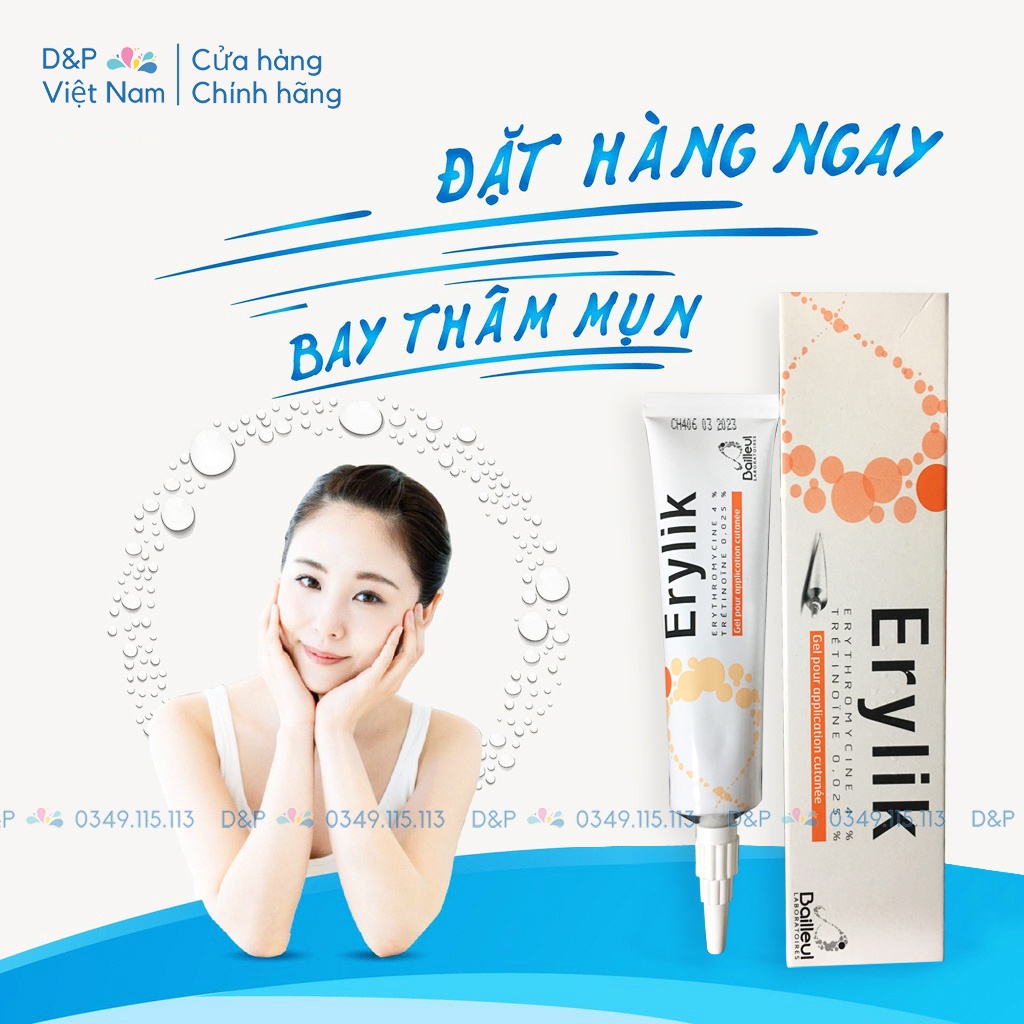 [ Hàng Pháp ] Erylik Giảm Mụn Ngừa Thâm Trứng Cá, Mụn Ẩn, Mụn Đầu Đen, 30g nhập khẩu chính hãng | BigBuy360 - bigbuy360.vn