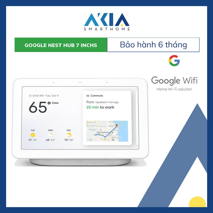 Google Nest Hub 7 inch - Loa thông minh tích hợp trợ lý ảo với màn hình 7 inch