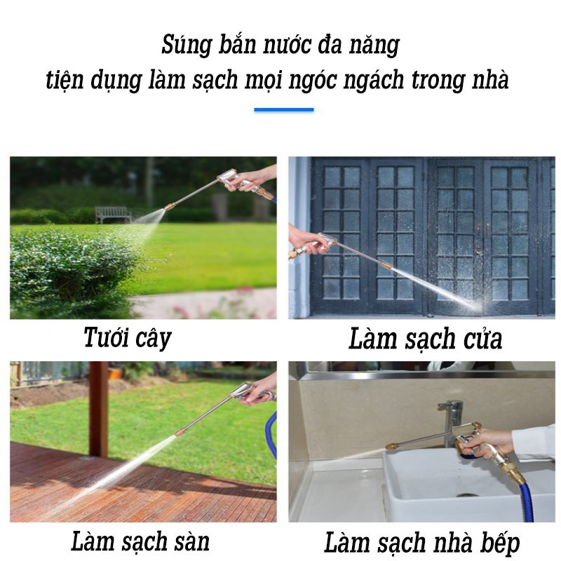 Vòi Xịt Rửa Xe, Vòi Rửa Xe Áp Lực Cao Siêu Mạnh, Siêu Sạch PAPAA.HOME