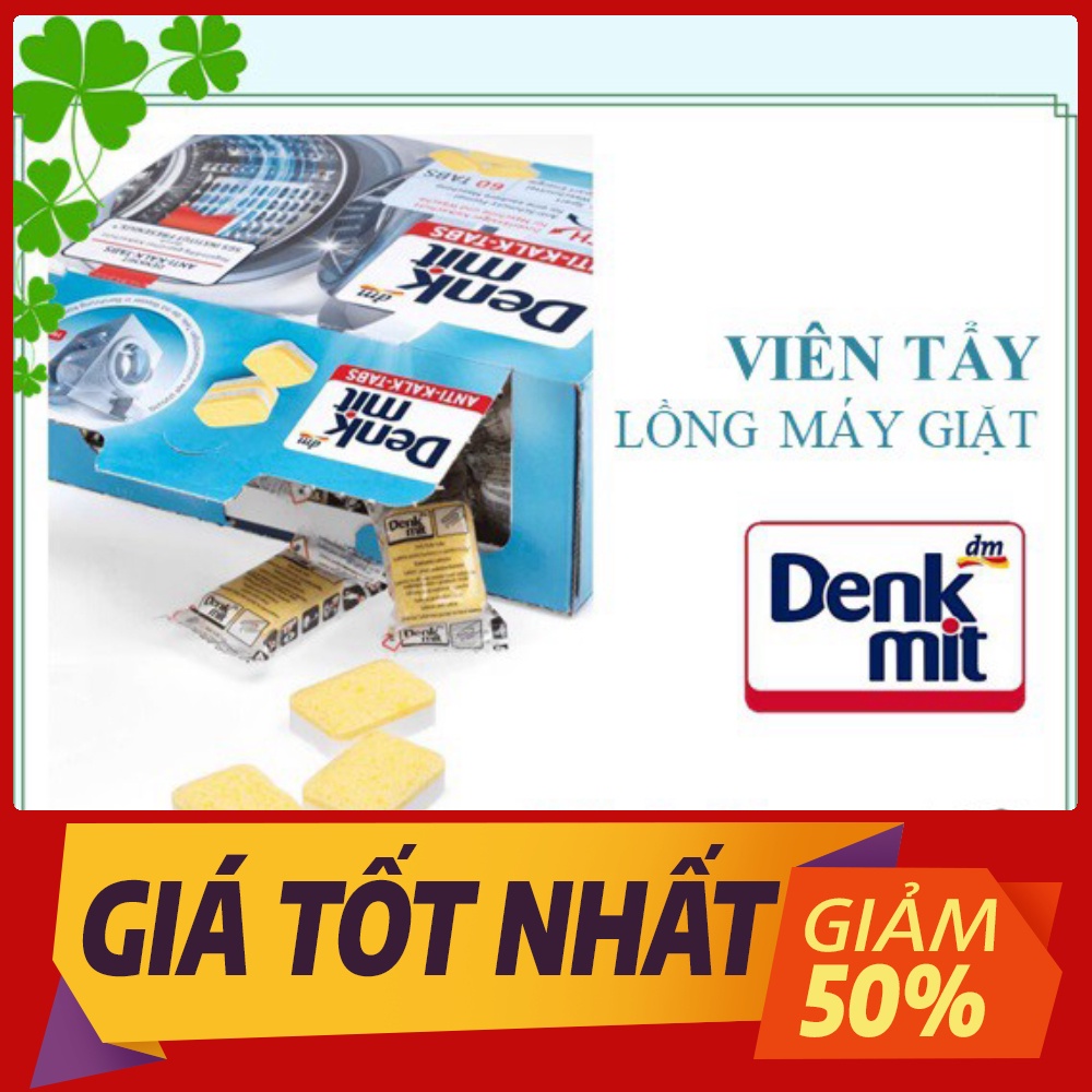 Viên tẩy lồng máy giặt Denkmit [NỘI ĐỊA ĐỨC] Lẻ 1 viên