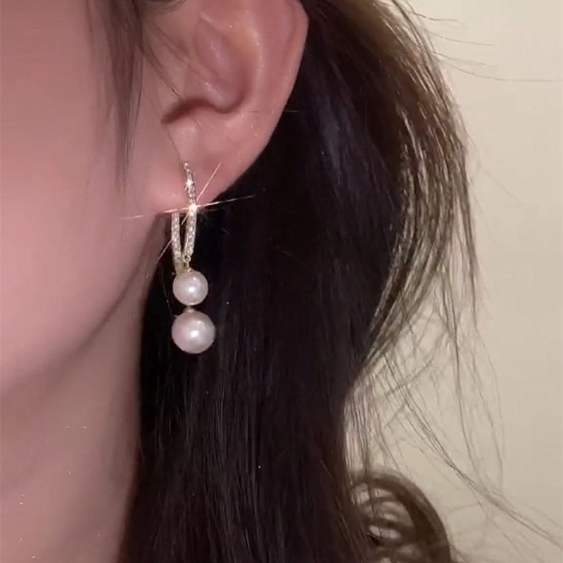 Khuyên Tai Dáng Dài Đính Ngọc Trai Cao Cấp Phong Cách Pháp Hàn Quốc Thời Trang Mùa Hè Hàng Mới Dành Cho Bạn Nữ S925 2022