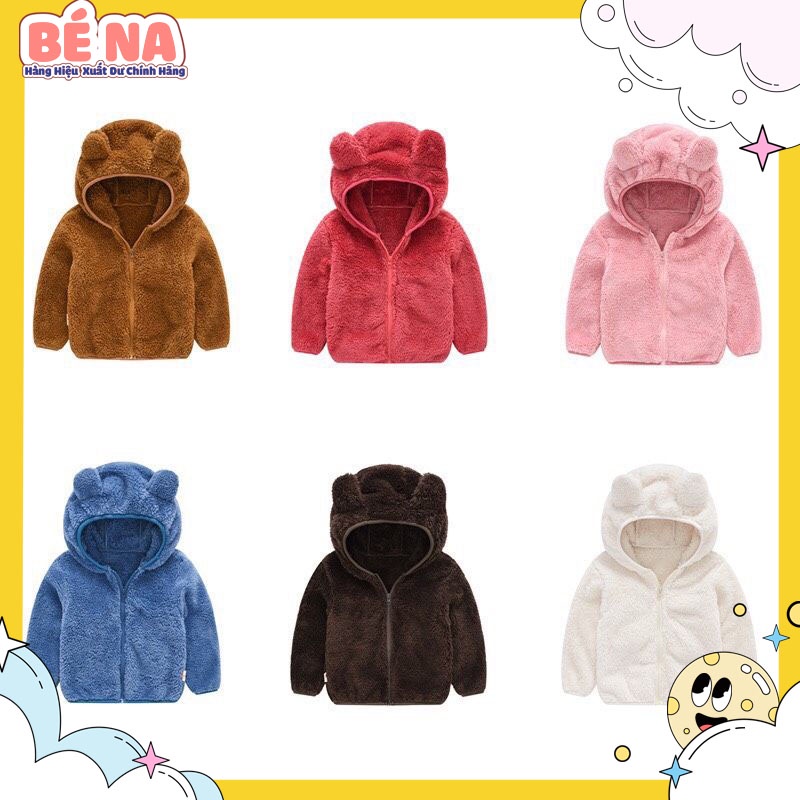 Áo khoác mũ lông gấu