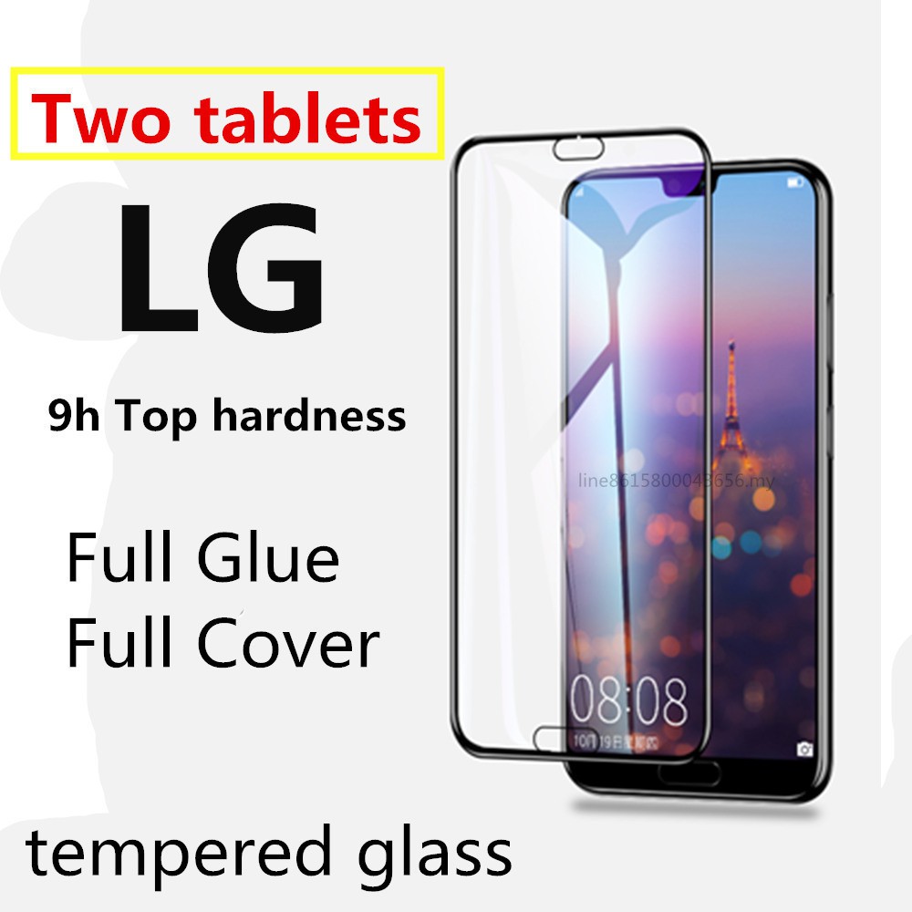 LG K50 Q60 K12 Max W30 W10 K40 K12 Plus K12 + V50 G8 G7 Thinq G7 Full Cover Kính Cường Lực Bảo Vệ Mà