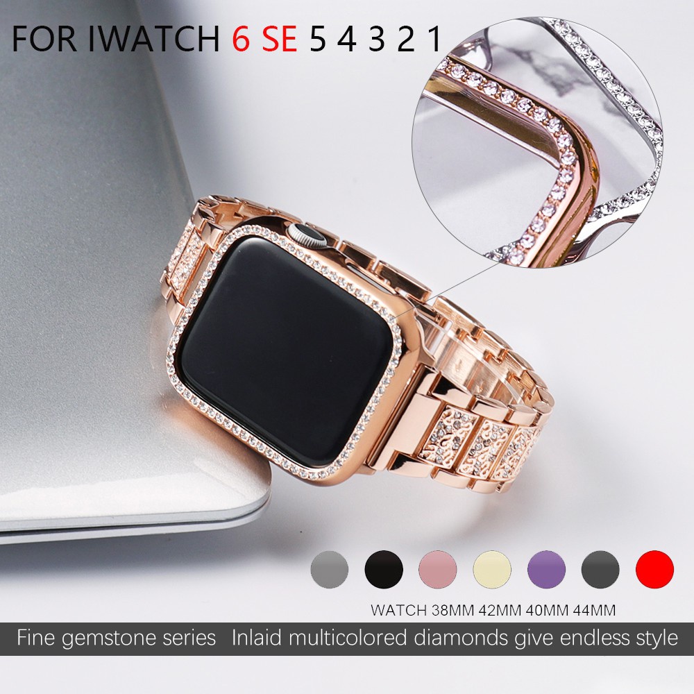 Dây Đeo Bằng Thép Không Gỉ Cho Đồng Hồ Thông Minh Apple Watch Series 7 6 SE 5 4 41mm 45mm 40/44mm 38/42mm iwatch 3/2/1