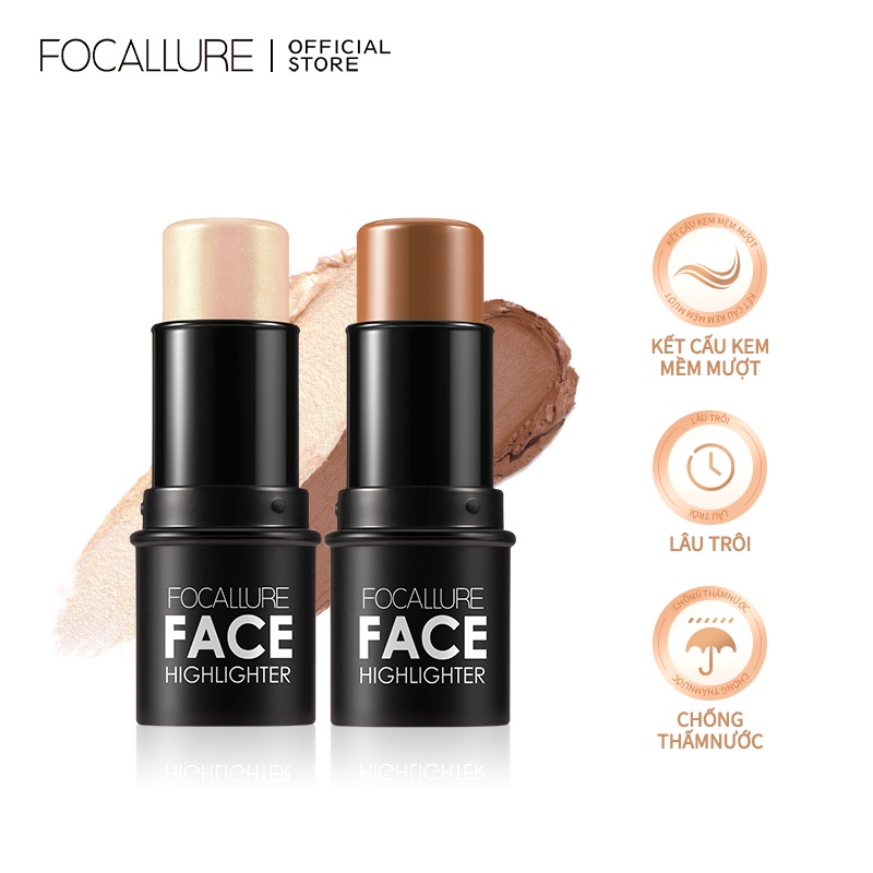 Kem bắt sáng/tạo khối FOCALLURE gồm 4 tông màu tùy chọn 6g