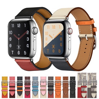 Dây đeo bằng da chất lượng cao phong cách thể thao cho đồng hồ Apple Watch iWatch 40mm 44mm 42mm 38mm Series 6 SE 5 4 3 2 1